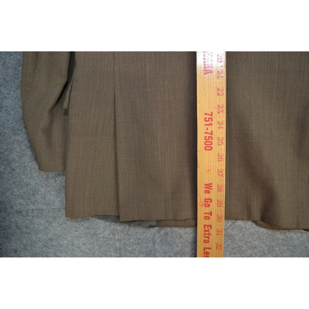 VTG Polo Ralph Lauren‎ Blazer Mens 41 Brown Wool Blend Sport Coat Jacket USA
